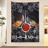 Anime DDeath NNote Japan Cartoon Tapestry Art Printing Japanese Wall Tapestry Anime Wall Hanging Home Decor