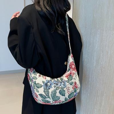 Crossbody Bags Women  New Fashion Half Moon Handbags Female Simple Soft Lightweight Large Capacity Vacation Shoulder Bags