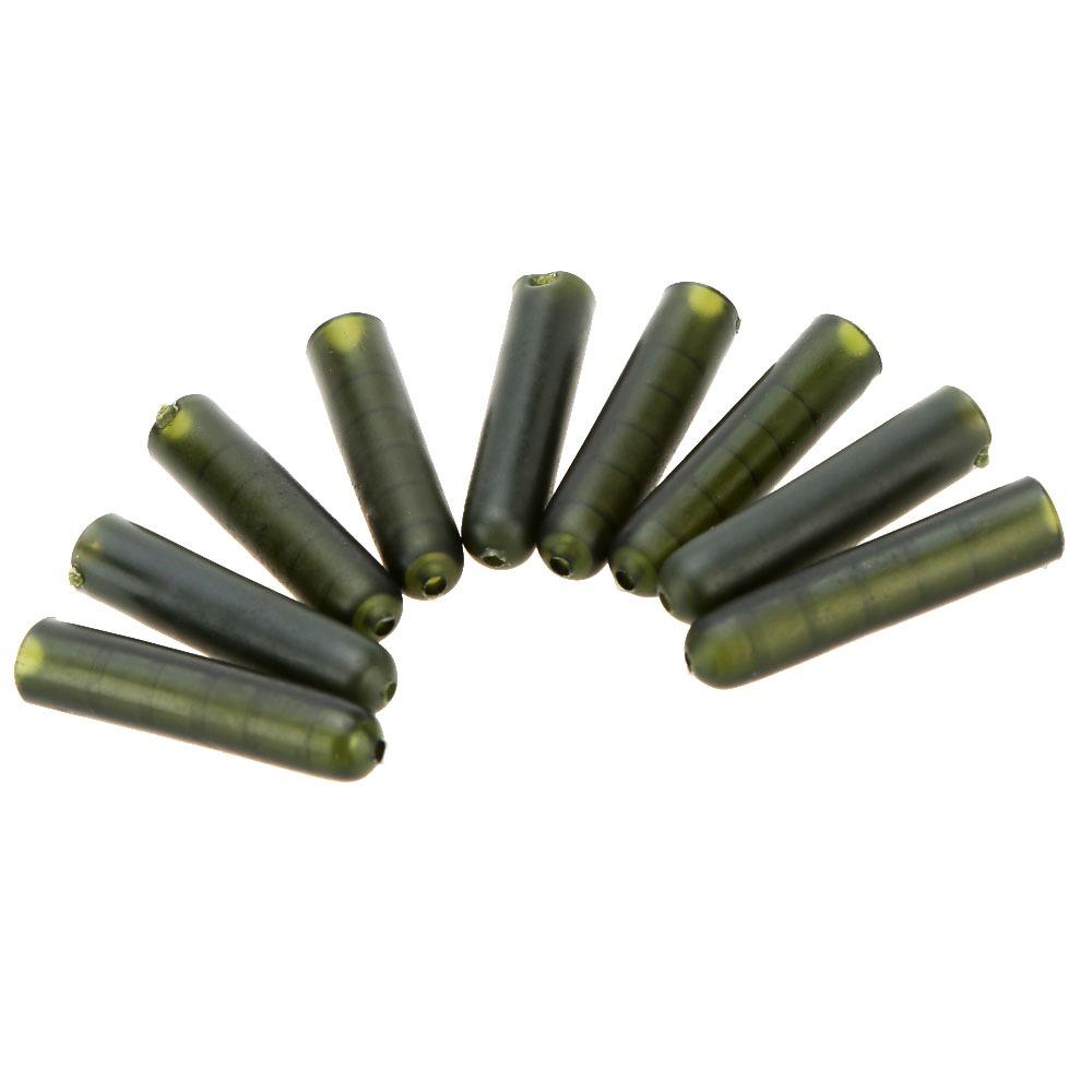 50PCS 26mm Length Carp Rig Sleeves TPR Fishing Hook Link Tubing Sleeve Carp Fishing
