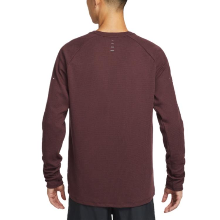 Nike Stride Dri-Fit Running Waffle Crew Neck Top 'Vivid Fuchsia' Men's HV2706-652