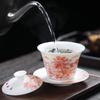 Chinese White Porcelain Sancai Gaiwan