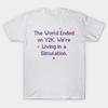 Herren Schwarzes Print-T-Shirt Y2K, Y2K Ästhetik, Cyber Y2K, Y2K Designs, Simulation Theory No-Cut Transferpapier Druck Baumwoll-T-Shirt