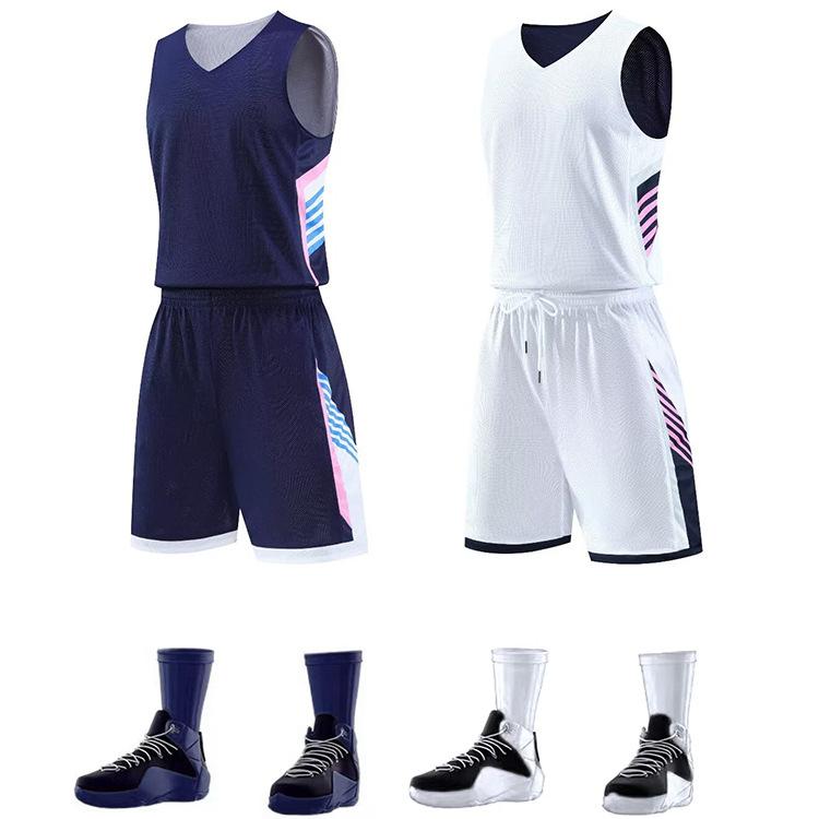 American Double-Sided Basketball Jersey Suit, Game Adult Ball Clothes, Children Wear Jerseys On Both Sides, Sports Jerseys, Men'S Jerseys