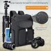 CADeN Canvas SLR Camera Backpack - Large-Capacity, Dual Compartment, Outdoor Photography Bag