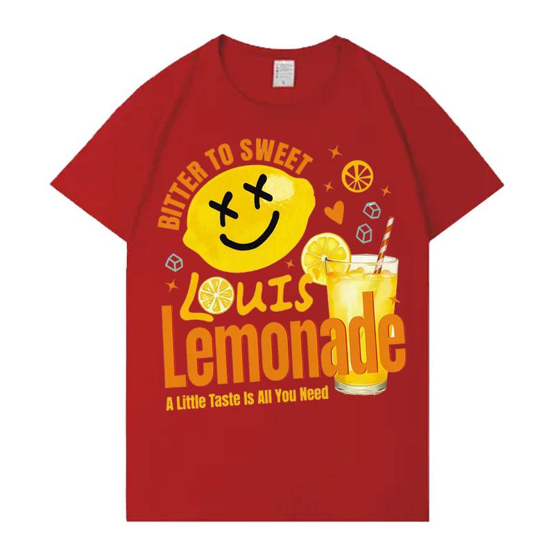 Rapper Louis Lemonade Tour Hip Hop Tee Shirt Women Oversized Fashion Aesthetic Cozy Short Sleeve Tshirts Fans Casual Streetwear