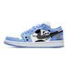 Air Jordan 1 Vintage Basketball Shoes Women's Low Top Blue/White AO9944-441(Team56-hello)