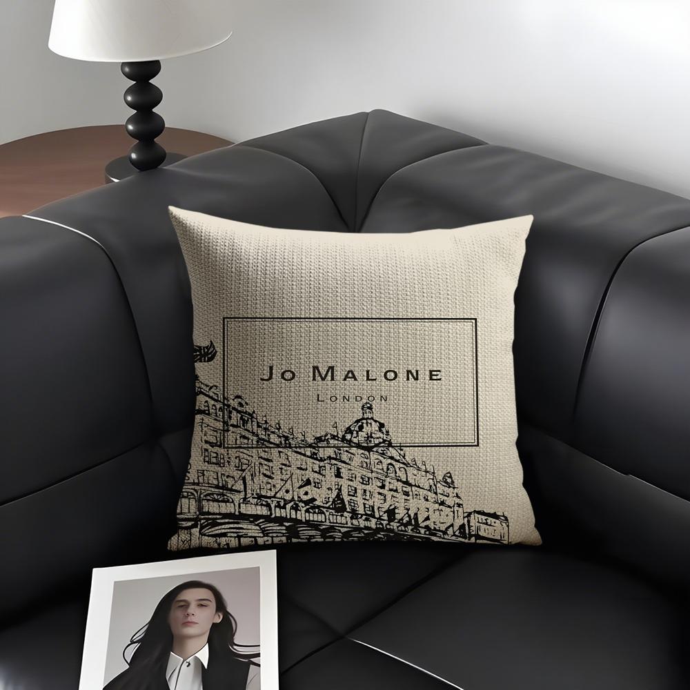 

JJo MaloneE London Brand Cushion Cover Natural Linen Organic Fabric DoubleSided Printing Sofa Home Decor Gift Pillow Case 30x30cm