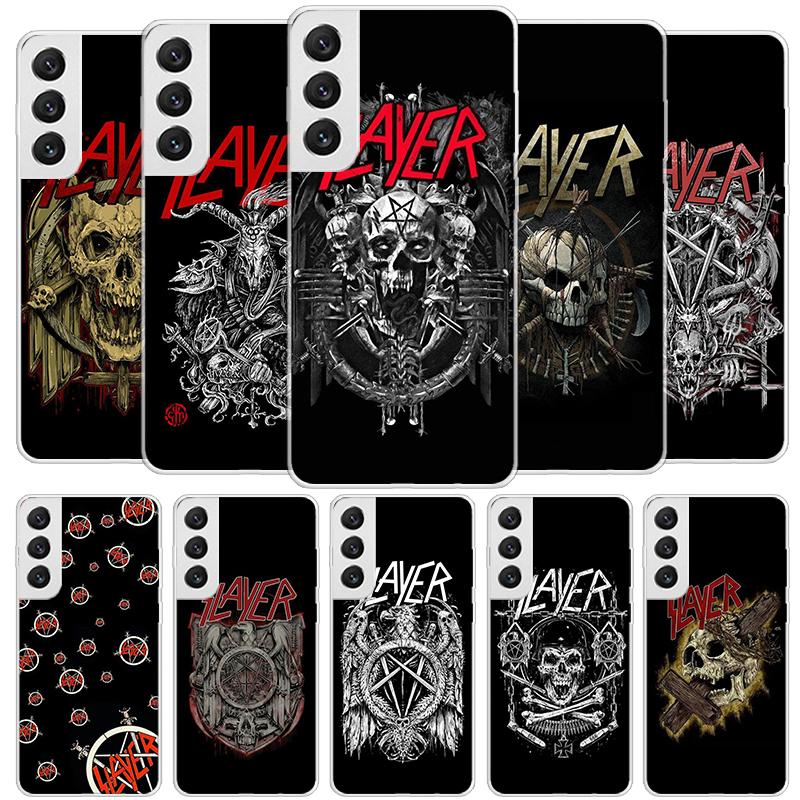 Slayer Heavy Metal Rock Band Cover Phone Case For Samsung Galaxy S26 S25 Edge S24 Ultra S23 S22 Plus S21 S20 FE Soft Fundas Shel
