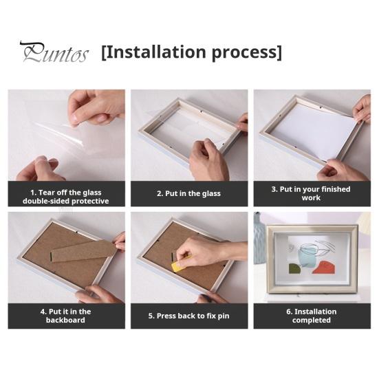 Vintage Photo Frame European Style Photo Frame with Back Hook Shatterproof Tabletop Picture Frame for Home Office Decor