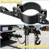 Towing Chain Organizer Heavy Duty Aluminum Alloy Hook 7 Way Plug Holder for Boat Truck Tractor Motorcycle Travel Outdoor