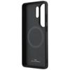 BMW Leather Hot Stamp MagSafe Case for Samsung Galaxy S26 Ultra Black