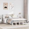 VidaXL Bunk Bed Without Mattress White 120x200 Cm Solid Wood, Bed, Bedroom Furniture, Bed with Storage, Bed 3323873