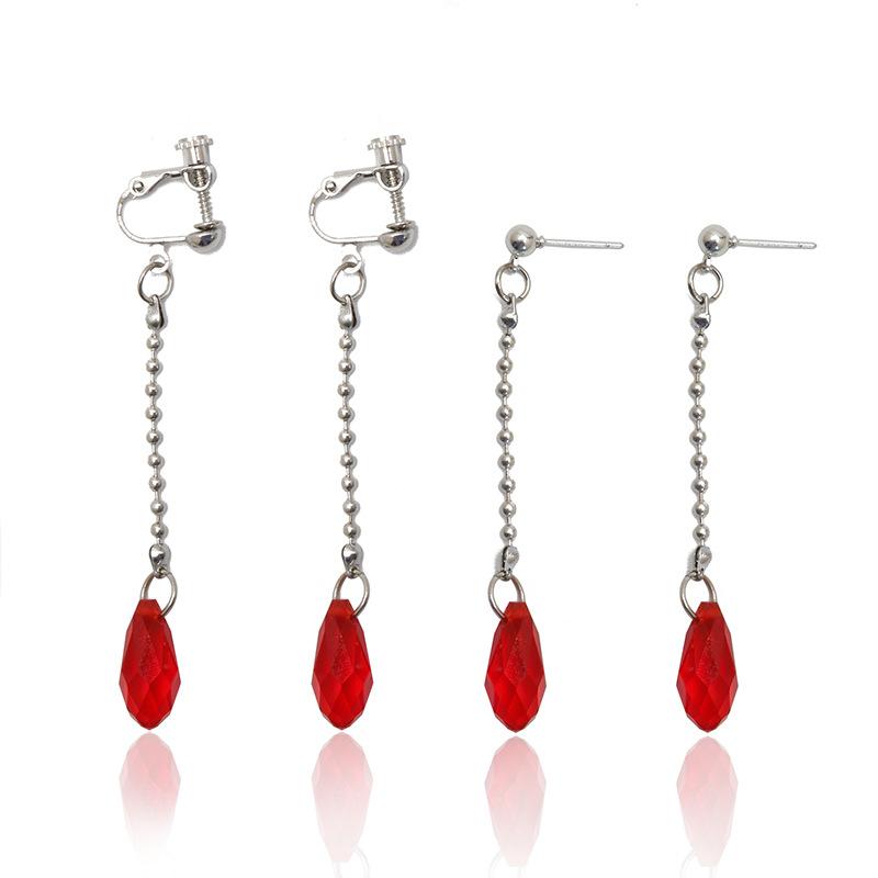 Anime Kurapika Earrings Cosplay Prop Pendant Accesories