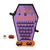 Wooden Halloween Countdown Calendar Pumpkin Bat Ghost Design Durable Orange Black Color For Home Decor Party Supplies Kids Gift