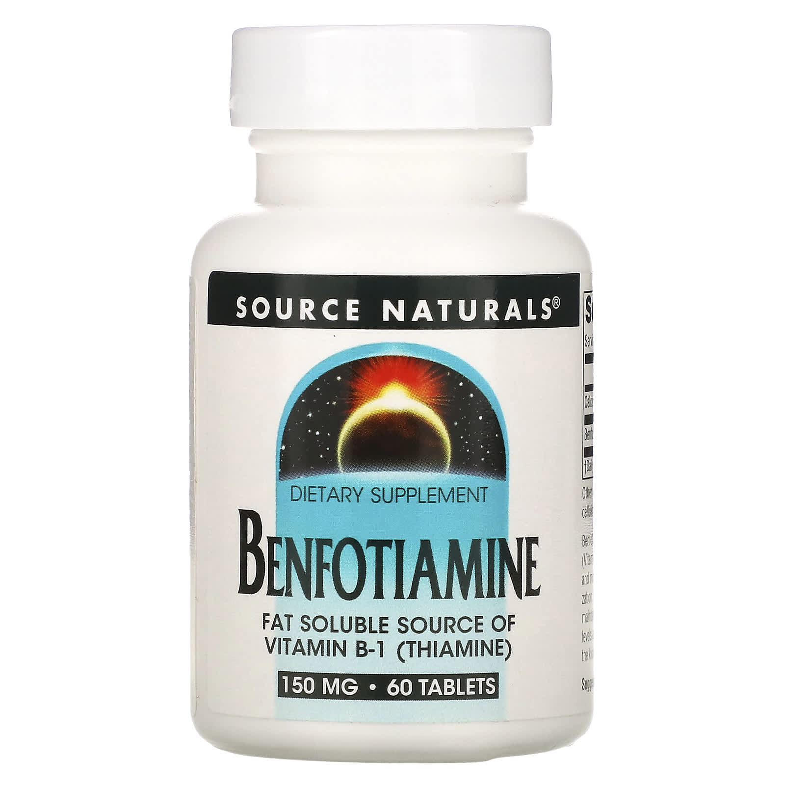 

Benfotiamine, 150 Mg, 60 Tablets