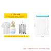 Clothes Compression Storage Bags Hand Rolling Clothing Plastic Vacuum Packing Sacks Travel Luggage Suitcase Space Saver Bags