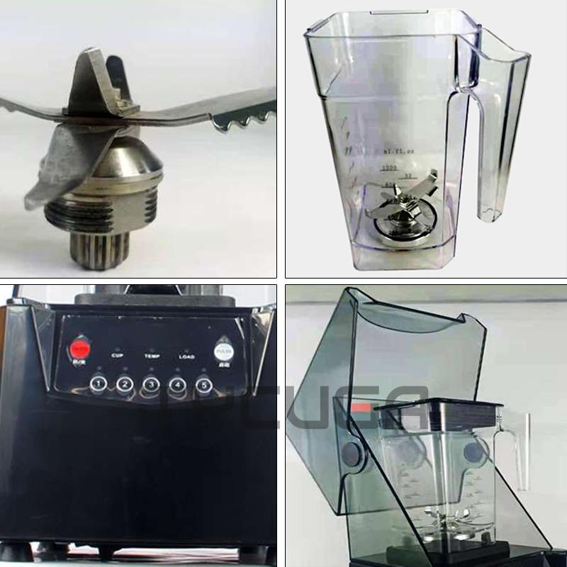 Elektrický mixér 110/220V, komerční mixér, drtič ovoce, potravin, ledu, procesor, smoothie, odšťavňovač, drtič, mlýnek na obilí