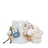 Tasche [Personalisierte Kosmetiktasche] Weiß Baumwolle Hase Spaß Nische Trendy High-End Niedlich Einfach Modisch Vielseitig Klassisch Exquisit Aufbewahrung Tragbar