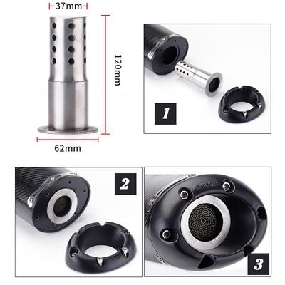 Two Brothers DB Killer Motorcycle Muffler DB Killer Removable For Two Brothers Exhaust Pipe Catalyst Silencer Reduce Noise