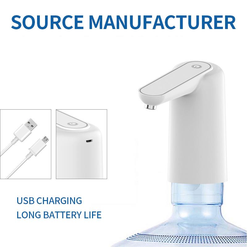 Electric Water Dispenser Automatic Barreled Water Pump USB Charge Portable Water Drink Dispenser With Water Quality Monitoring