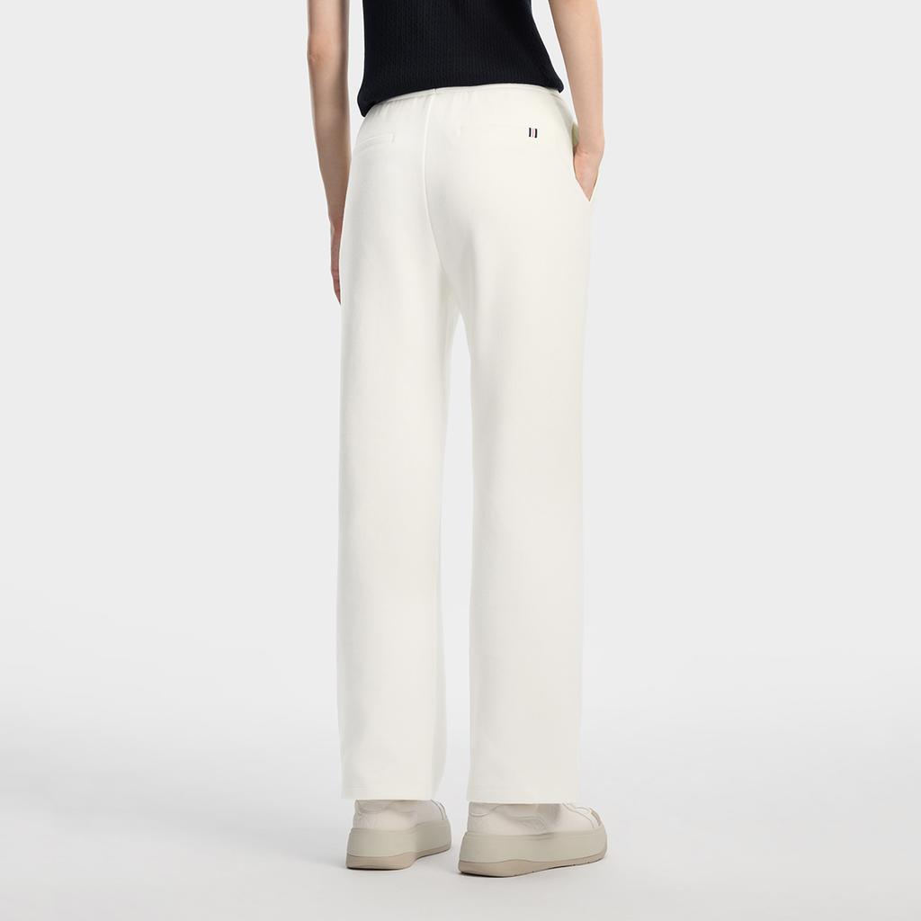 Fila Heritage Yodar Pants Simple Classic Fashionable Elegant Versatile Comfortable Casual Pants Women Bottoms Cloud-Mushroom-White F11W618604FWT