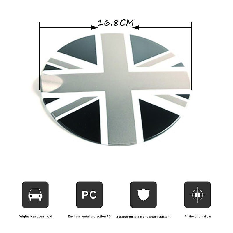 Brand New Plastic Union Jack Car Fuel Tank Cap Cover Sticker for Mini Cooper S JCW R55 R56 Car Exterior Parts Car Accessories