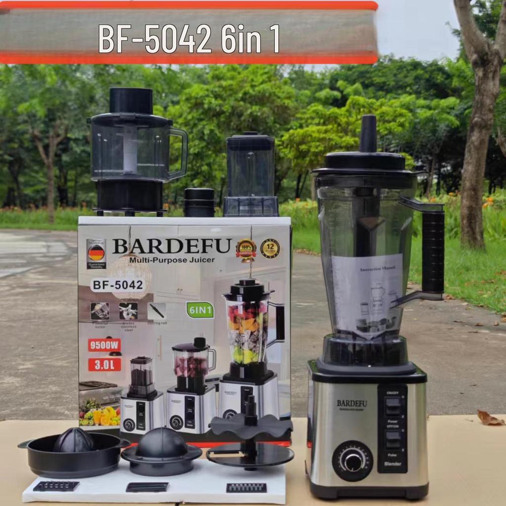 3L 6-in-1 Stainless Steel Multi-Function Blender: Juicer, Meat Grinder, and Wall Breaker