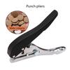 Portable Punch Pliers 10mm Hole Card Punching Tool Hand Countersink Drill Punch Tool for Cardboard Paper Crafts Labels