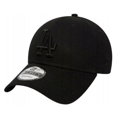 Czapka 940 9FORTY Adjuster Free Size LA Cotton Baseball Cap Gender Free [New Era] Męska Damska (Czarny czarny) [Przedmiot]