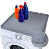 Washing Machine Storage Mat, Non-Slip Waterproof Washer Dryer Top Cover, Laundry Detergent and Fabric Softener Organizer, Washing Machine Accessory