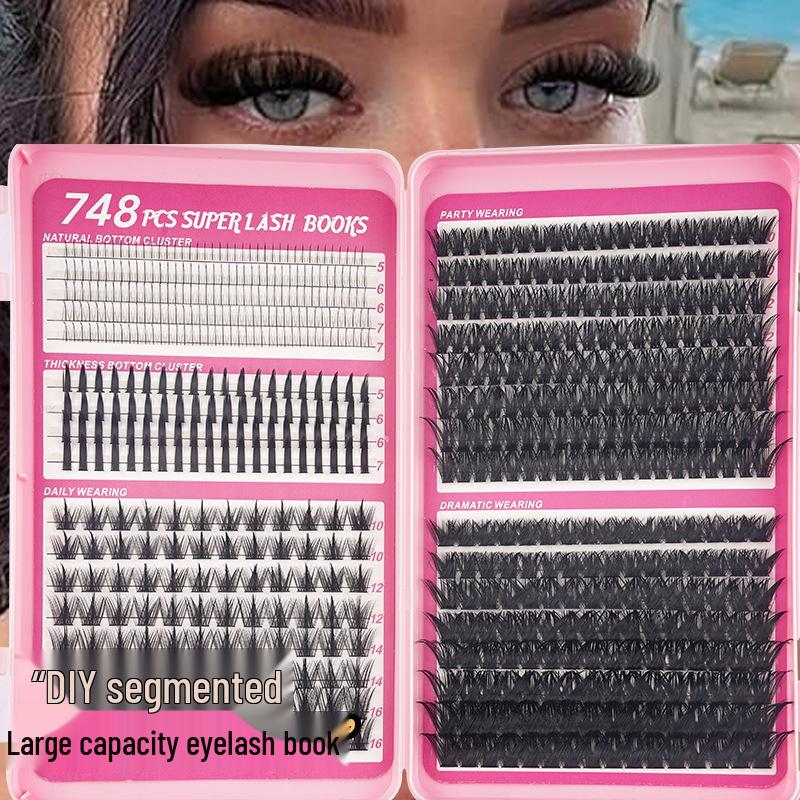 Cross-Border Natural Lower Eyelashes: Dense & Fairy-Style Mixed Pack with 33 Rows