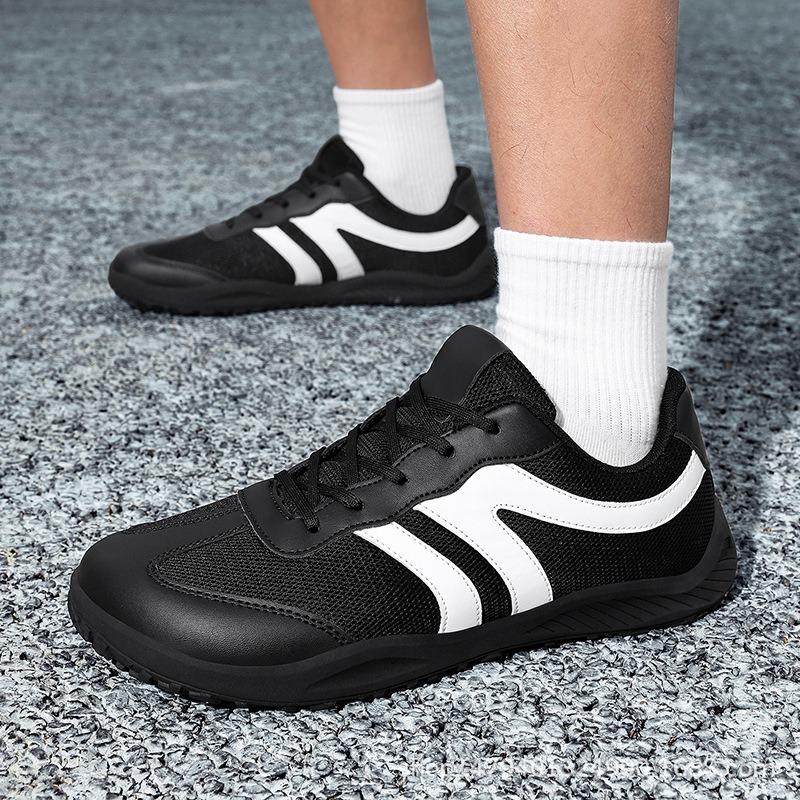 Spring and summer wide last casual mesh shoes men's versatile women's wide head barefoot sports shoes