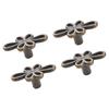 4PCS Knobs with Smooth Grip Pulls for Bedroom Kitchen Furniture
