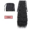 Long Tail Straight Hair Clip Wig Ponytail With Hair Clip, Synthetic Ponytail, Black, Brown, Headdress
