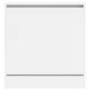 Vidaxl Shoe Cabinet, White, 60X34X63.5 Cm, Wood-Based Material