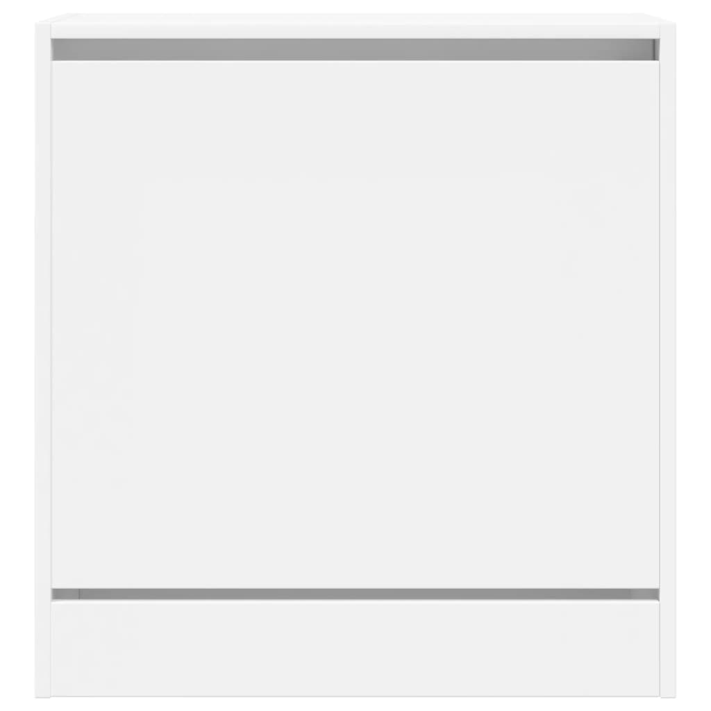 Vidaxl Shoe Cabinet, White, 60X34X63.5 Cm, Wood-Based Material