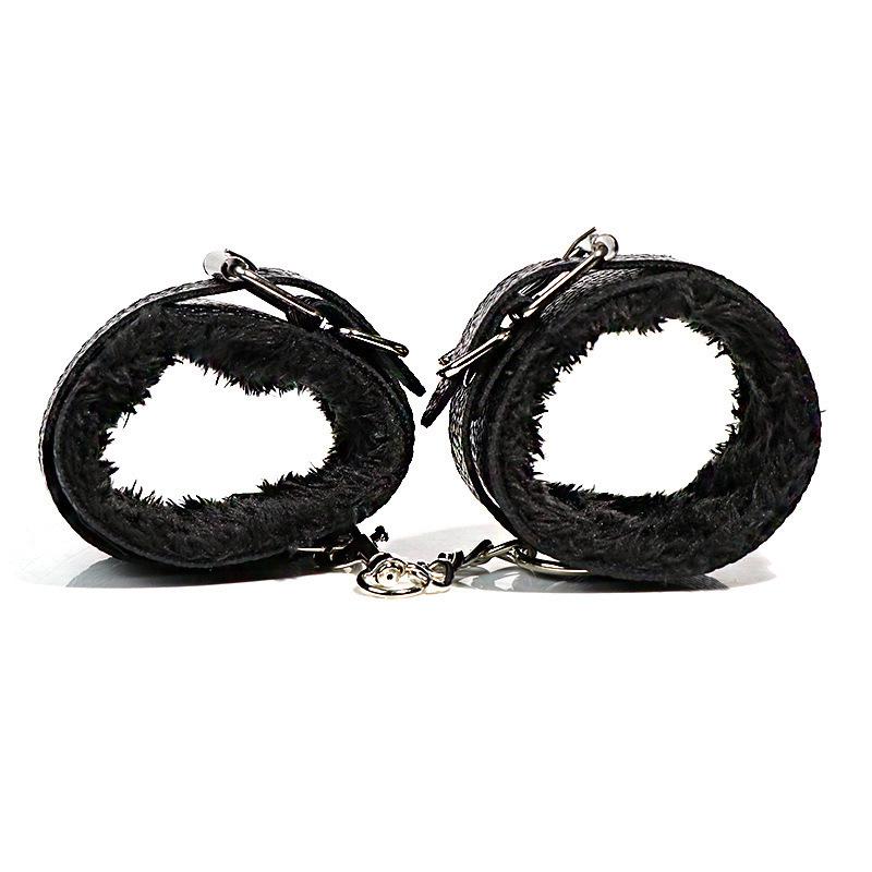 SM Restraint Set: Bed Binding Cross Handcuffs & Foot Cuffs