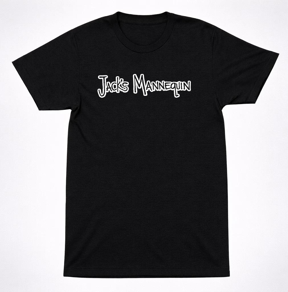 

Jack’s Mannequin Logo T-Shirt Piano Emo Alternative Pop Rock Black Tee XL