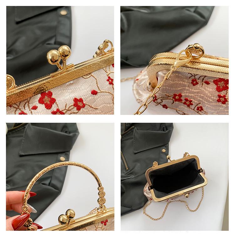 2024 Summer Chinese Style Shell Chain Bag: Fashionable Crossbody and Shoulder Handbag for Women