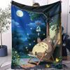 Hayao Miyazaki Classic Anime Blanket For Office Travel Comfort Leisure Camp Travel Multifunctional Universal Blanket Fan Gift