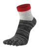 WIOIW Men's Five-Toe Socks, Durable Cotton Socks for Running, Sports, Commuting, and School, 6 Pairs