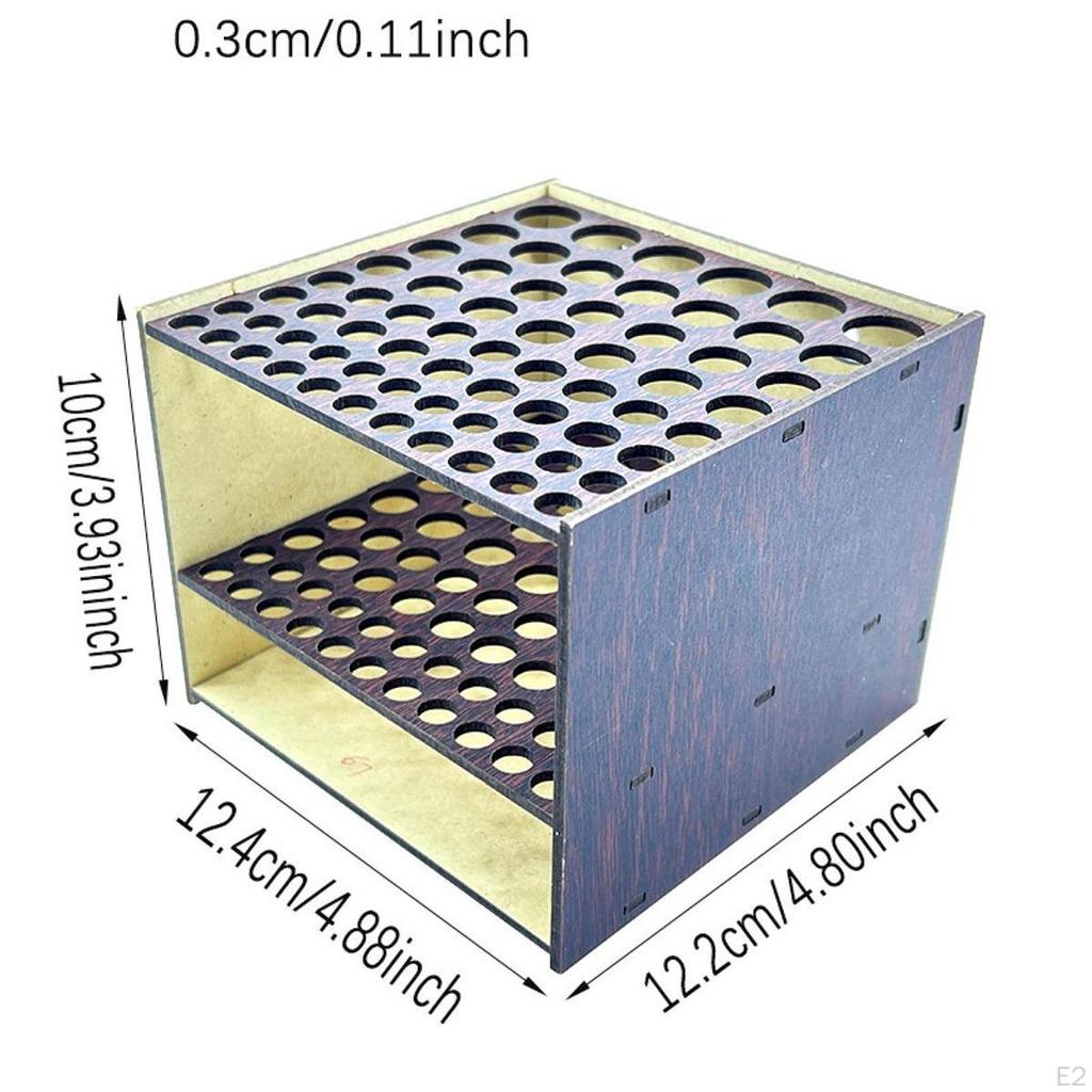67-slot Brush Holder, Storage for Office Supplies, Crafts, Makeup, Brushes, Or Home Decor.