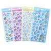 1 Sheet Kawaii Sparkling Powder Raindrop Lord Crystal Drop Glue Decorative Small Gifts Diy Small Water Drop 3D Crystal Stickers