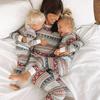 2023 Europäischer und Amerikanischer Weihnachts-Familienpyjama-Set