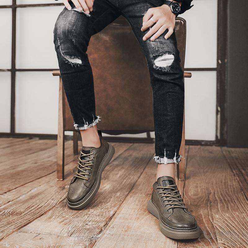 Pánske ležérne módne tenisky na štyri ročné obdobia pre študentov skateboardingu, pohodlné, pre chlapcov, trendy, s mäkkou podrážkou, priedušné topánky