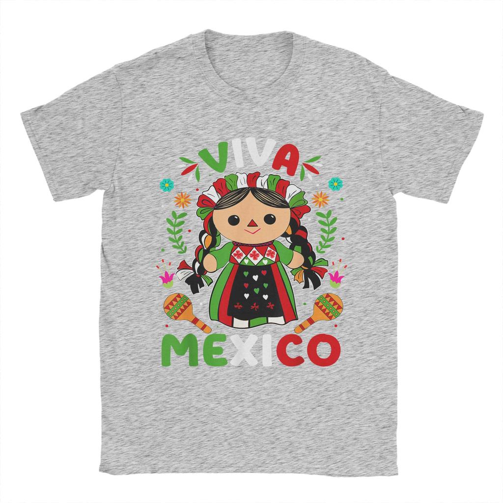 Viva Mexico Mexican Independence Day Shirts Women Girls Summer T-Shirts For Men Tee Shirt Short Sleeve Clothes