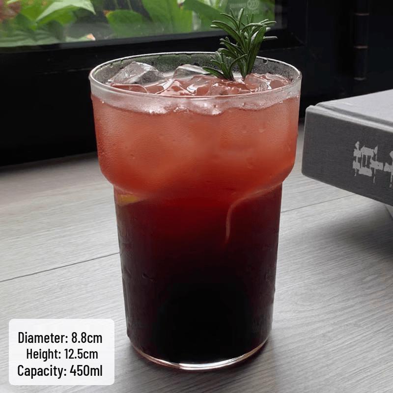 ZISIZ Ins Style Glass Beverage Cup