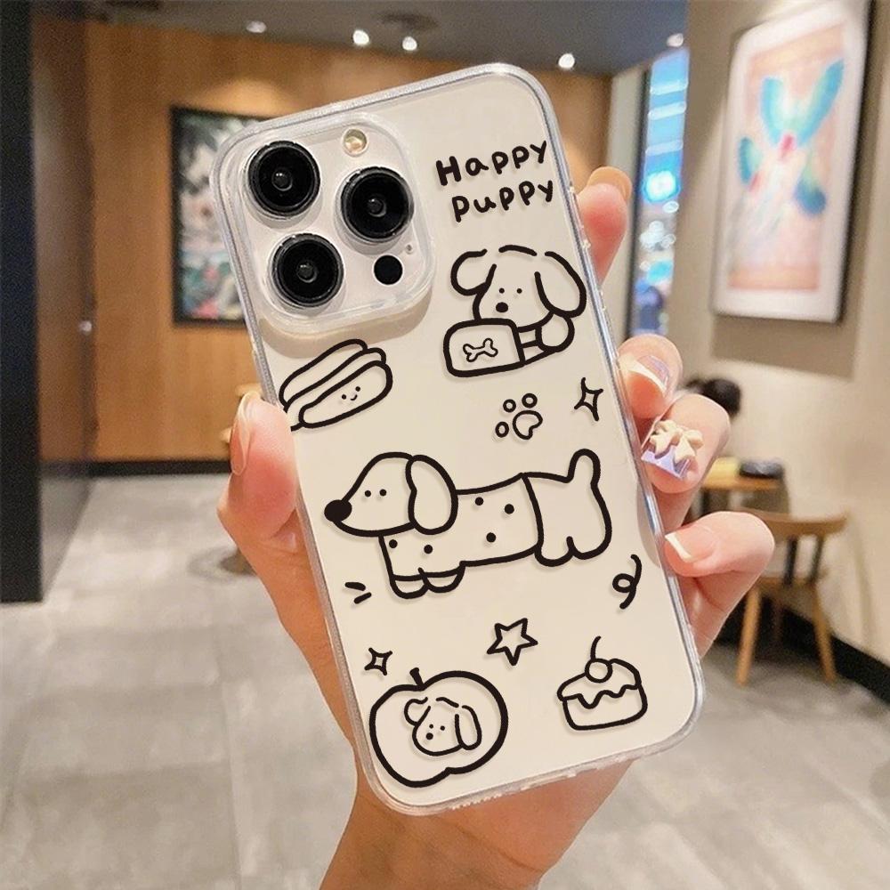 Acrylic Phone Case for iPhone 11 12 13 14 Pro 12 14 16 Pro Max for Samsung A16 A36 A56 S24 FE High-quality Painted Anti-fall Mobile Phone Case