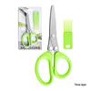 2025 Multi-Layer Stainless Steel Kitchen Scissors: Creative, Multi-Functional Vegetable & Scallion Cutters