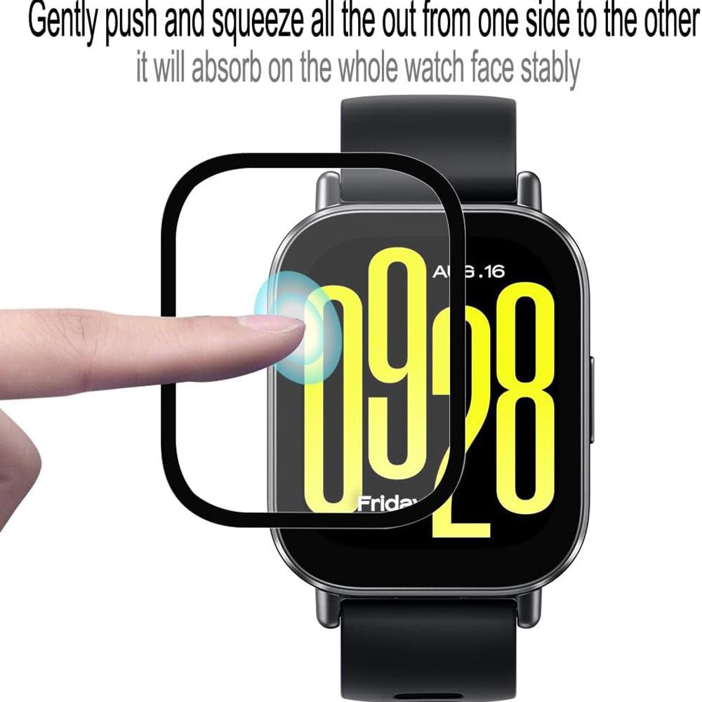 For Xiaomi Redmi Watch 5 Lite Watch Film Anti-Scratch Film PET 3D Smartwatch Screen Protector